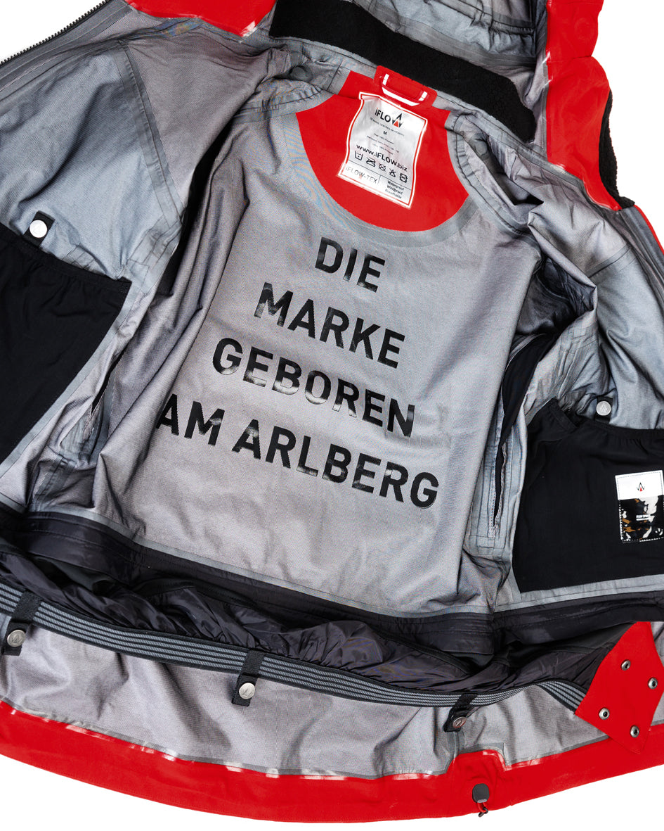 HARDHSELL Jacket - Red / Black