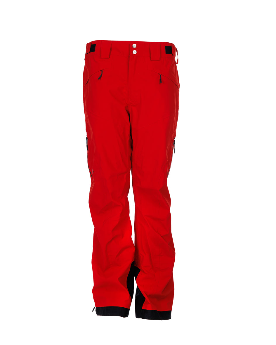 HARDSHELL Pants - ZIP - Red / Black