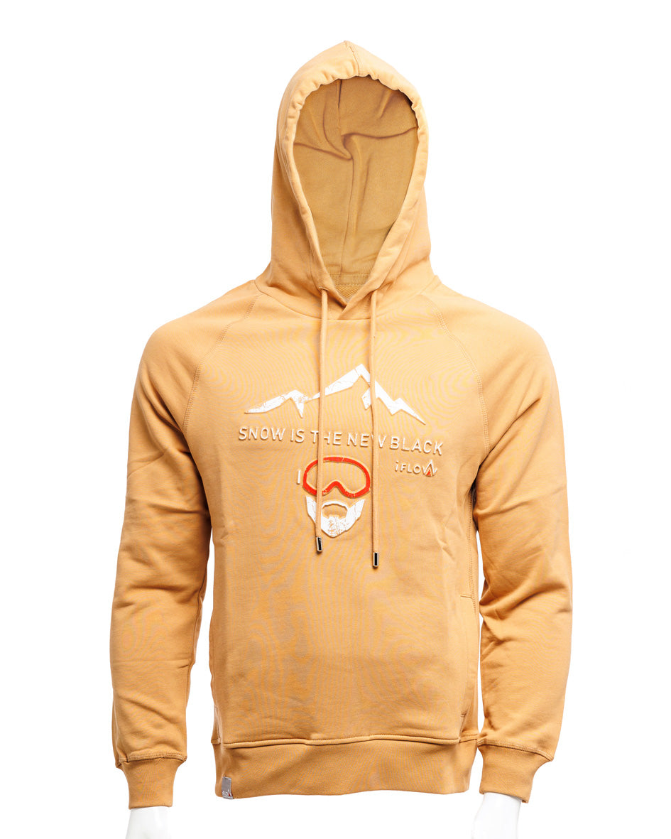 Hoodie - SNOW IS THE NEW BLACK - Camel