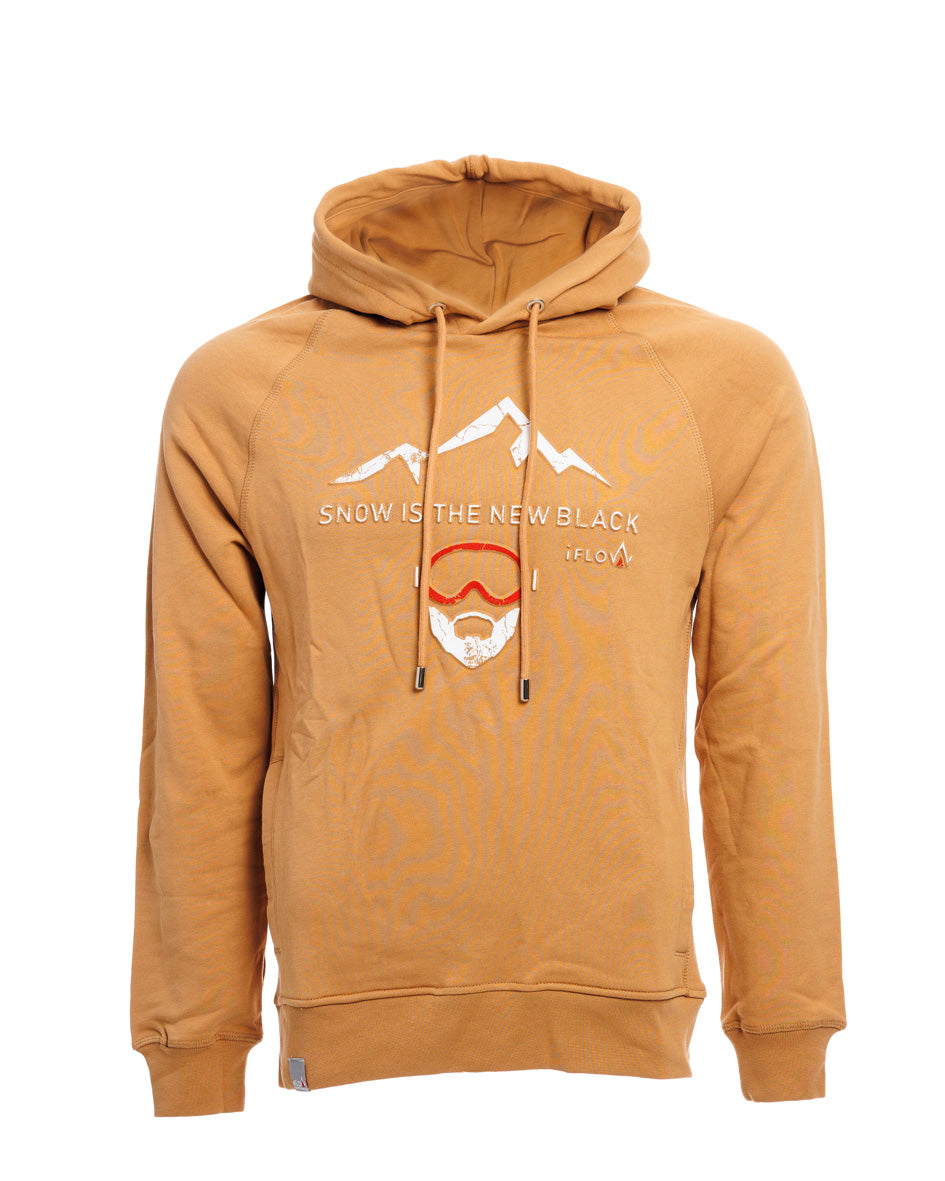 Hoodie - SNOW IS THE NEW BLACK - Camel