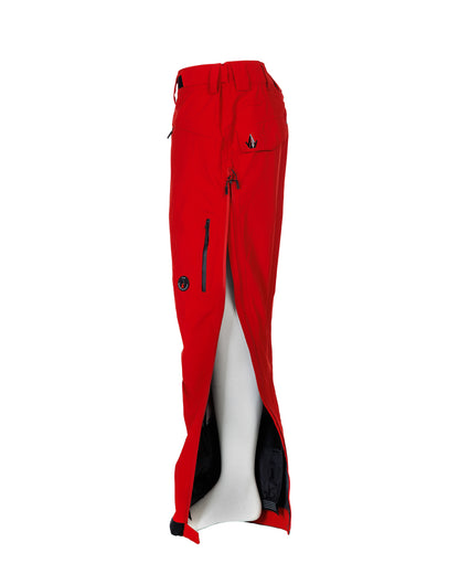 HARDSHELL Pants - ZIP - Red / Black