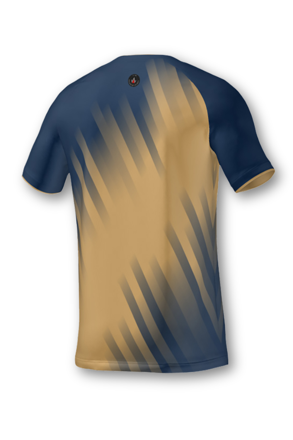 GAME ON T-Shirt | Gold / Marineblau
