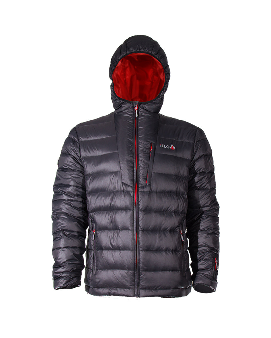 Peak Mountain - Charcoal / Red