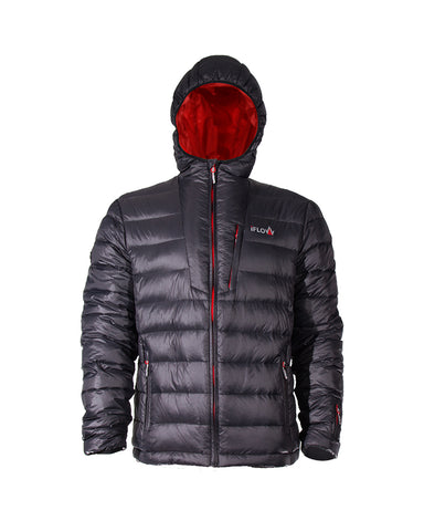 Peak Mountain Jacket - Charcoal / Red