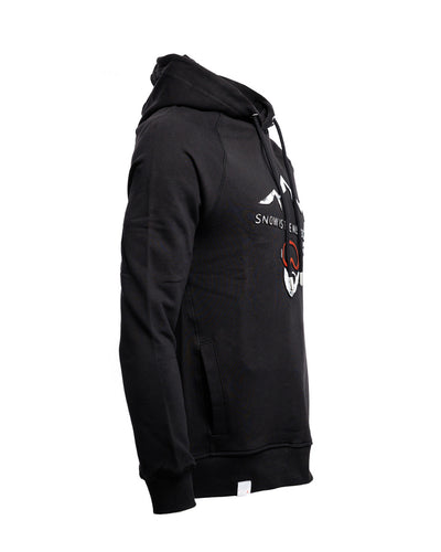 Hoodie - SNOW IS THE NEW BLACK - Black