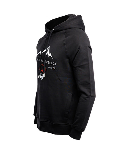 Hoodie - SNOW IS THE NEW BLACK - Black