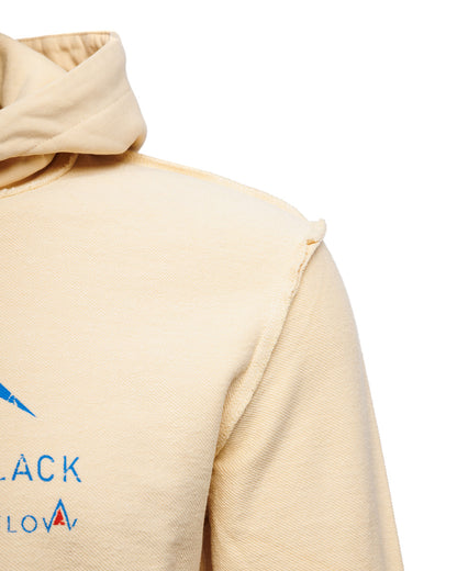 Hoodie - SNOW IS THE NEW BLACK - Beige - REVERSIBLE