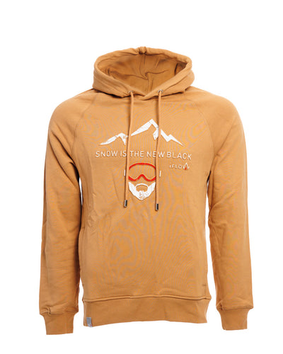 Hoodie - SNOW IS THE NEW BLACK - Camel