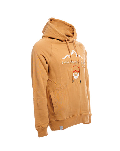 Hoodie - SNOW IS THE NEW BLACK - Camel