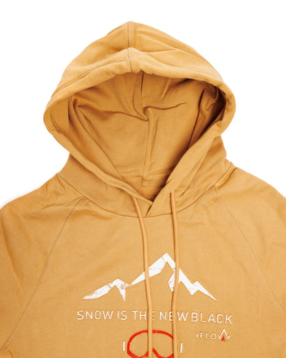 Hoodie - SNOW IS THE NEW BLACK - Camel