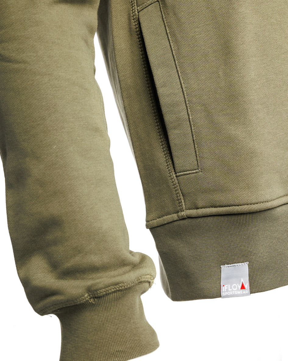 Hoodie - SNOW IS THE NEW BLACK - Olive